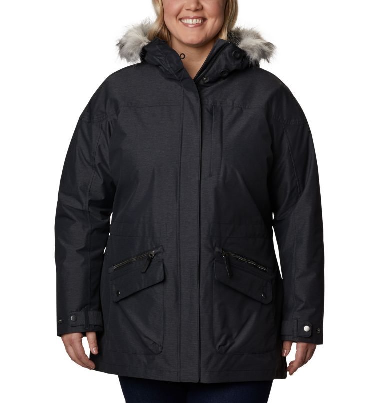 Columbia Carson Pass Interchange Jakke Dame Svarte | Plus Size 01673H